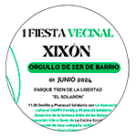 Programa de actividades de la I fiesta vecinal de Xixón para el sábado 1 de junio